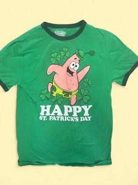 Green Patrick Star SpongeBob SquarePants St. Patrick's
Day